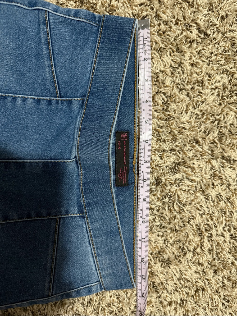 No Boundaries Light Blue Flare Jeans - Picture 5 of 6